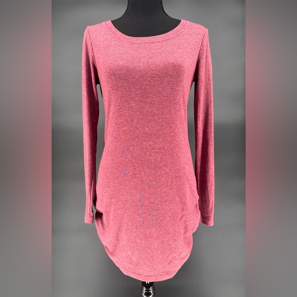 #110- Women's Cotton Long Sleeve Dress Soft Loose Casual Flowy‎ Maxi Tunic Dress